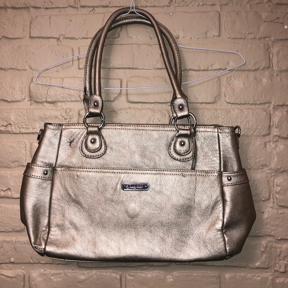 Silver Medium Size Hand Bag